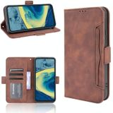 Voor Nokia XR20 Skin Feel Calf Patroon Horizontale Flip Lederen Case Met Houder & Card Slots & Fotolijst (Bruin)