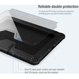 NILLKIN Armoured Flip Cover Lederen Case Met Standaard & Pen Slot & Slaapfunctie Voor iPad Air 2020 10.9 / Air 4 / Pro 11 inch (2020)