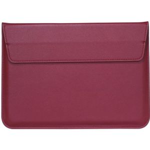 Universele envelop stijl PU lederen draagtas met houder voor uiterst dunne Notebook Tablet PC 13 3 inch  maat: 35x25x1.5cm