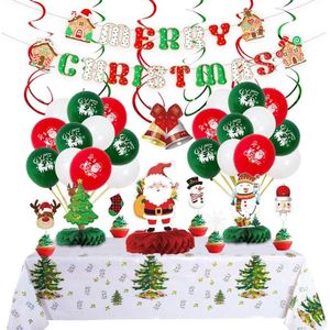 Christmas Decoration Party Latex Aluminum Film Balloon Set  Style: Color Lamp Honeycomb Ball 3