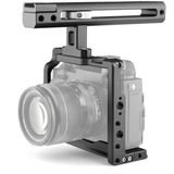 YELANGU C19 YLG0913A Video Camera Cage Stabilisator met handvat voor Fujifilim XT2 / XT3 (Zwart)