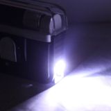 Handheld Blacklight UV Lamp & LED-zaklamp  Controleer of verborgen Security functies op bankbiljetten en Passport(Black)