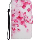 Voor Xiaomi Redmi Note 11 Pro 5G China Pattered Pattern Flip Leather Phone Case (rode bloem)