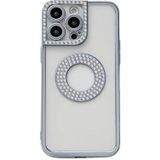 Voor iPhone 12 Pro Max Electroplated Diamond Phone Case (Goud)