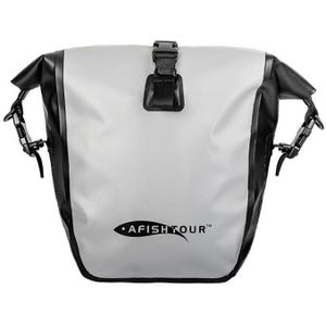 AFISHTOUR FB2039 Outdoor Sports Waterproof Bicycle Bag Large Capacity Cycling Bag  Size: 15L(Grey)