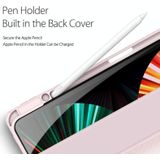 DUX DUCIS Toby Serie Schokbestendig PU-leder + PC + TPU Horizontale Flip Case met Houder & Pen Slot & Slaap / Weks-up Functie voor iPad Pro 12.9  (PINK)