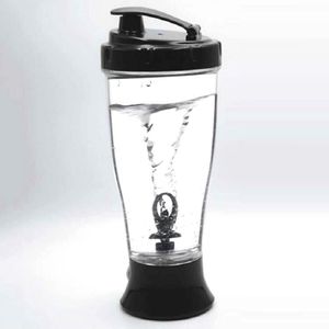Coffee Milk Shake Electric Stirring Cup Simple Shake Cup  Capaciteit:350ml(Zwart)