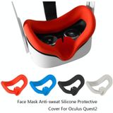 2 PCS GS0090 oogmasker gezichtsmasker schaduw anti-zweet siliconen beschermhoes voor Oculus Quest2 (blauw)