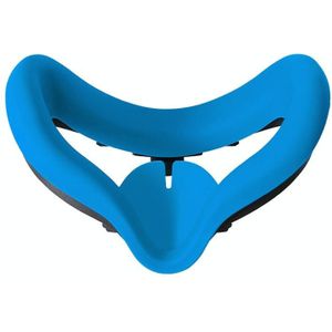 2 PCS GS0090 oogmasker gezichtsmasker schaduw anti-zweet siliconen beschermhoes voor Oculus Quest2 (blauw)