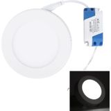 6W wit licht ronde oppervlak van de LED Panel licht Lamp met LED Driver  12cm 30 LEDs SMD 2835 6500 K  AC 85-265V