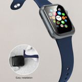 Voor Apple Watch Series 5 & 4 44mm/3 & 2 & 1 42mm Mutural vloeibare siliconen horlogeband (roze)