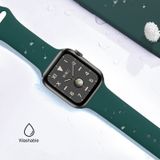 Voor Apple Watch Series 5 & 4 44mm/3 & 2 & 1 42mm Mutural vloeibare siliconen horlogeband (roze)