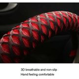 Auto Universal Honeycomb Fabric D Type stuurhoes  maat: 36cm