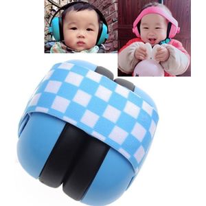 Pasgeboren baby verstelbare elastische earmuffs (blauw)