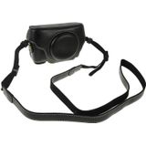 Retro Stijl PU leren Camera Tas met Draagriem voor Sony RX100 M3 (zwart)