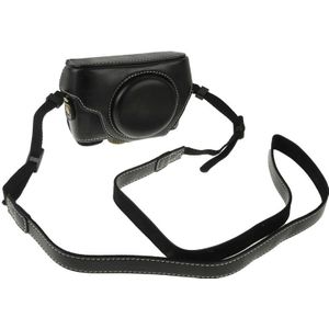 Retro Stijl PU leren Camera Tas met Draagriem voor Sony RX100 M3 (zwart)