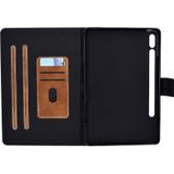 Voor Samsung Galaxy Tab S7 11.0 T870 Cowhide Texture Horizontale Flip Lederen case met Holder & Card Slots & Sleep / Wake-up(Brown)