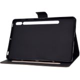 Voor Samsung Galaxy Tab S7 11.0 T870 Cowhide Texture Horizontale Flip Lederen case met Holder & Card Slots & Sleep / Wake-up(Brown)