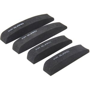 10 stuks Auto schuim deur kant rand anti-kras Body Guard bescherming Strip autoklever met VL  paar 4 (zwart)