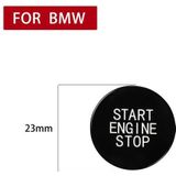 Auto Carbon Fiber One-button Start Decoratieve Sticker voor BMW 3-serie / G20 / G05 / G06 / G07 / G14 / G29 / F40 / F44 (Zwart)