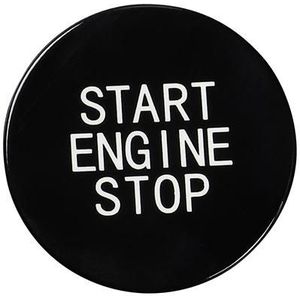 Auto Carbon Fiber One-button Start Decoratieve Sticker voor BMW 3-serie / G20 / G05 / G06 / G07 / G14 / G29 / F40 / F44 (Zwart)