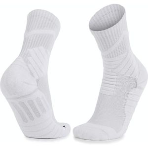 Mannen basketbal sokken schokabsorptie Mid-tube sportsokken  maat: gratis grootte