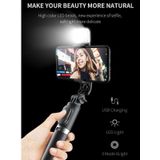 Q02S Vullicht Bluetooth Selfie Stick Tripod Mobiele Telefoonhouder (Zwart)