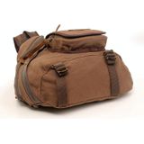AUGUR 8171 Multifunctionele Canvas Chest Bag Schouder Schouder Messenger Crossby Bag (Koffie)