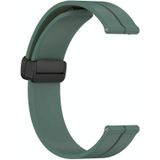 Voor Garmin Venu SQ 20mm Effen kleur magnetische sluiting siliconen horlogeband