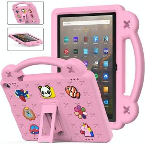 Voor Amazon Fire HD 10 2021 Handvat Kickstand Kinderen EVA Shockproof PC Tablet Case