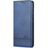 For Huawei nova 10 AZNS Magnetic Calf Texture Flip Leather Phone Case(Dark Blue)