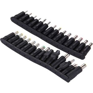 5.5x2.1mm Female to Multiple Male Interfaces 28 in 1 Power Adapters Set voor IBM / HP / Sony / Lenovo / DELL Laptop Notebook