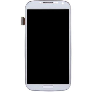 LCD Display (TFT) + aanrakingspaneel met Frame voor Galaxy S IV / i9500 / i9505(White)