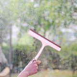 KANEED auto venster kunststof antieslip handvat glas wisser / Window Cleaning Tool  grootte: 24 5 x 24cm (roze)