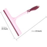 KANEED auto venster kunststof antieslip handvat glas wisser / Window Cleaning Tool  grootte: 24 5 x 24cm (roze)