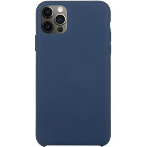 Solid Silicone Phone Case voor iPhone 12 Pro Max (Midnight Blue)