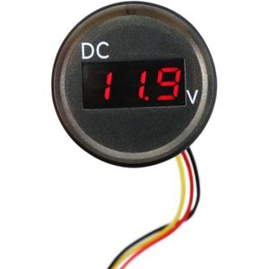 B3612 DC 0-100V IP67 universele auto/RV/boot gemodificeerde Digitale voltmeter met kabel  kabel lengte: 18cm
