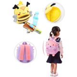 Kids 3D Animal Velvet Rugzakken Kinderen Cartoon Kindergarten Toys Gifts School tassen (Bee)