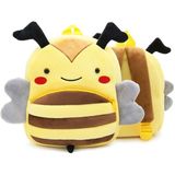 Kids 3D Animal Velvet Rugzakken Kinderen Cartoon Kindergarten Toys Gifts School tassen (Bee)