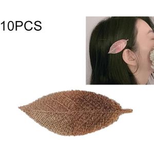 10 PCS Girls Verse Gradient Leaf Hairpin BB Bangs haaraccessoires