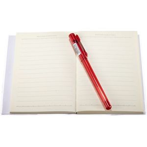Creatieve eenvoudig ontwerp kleurrijke mode gom Cover A5 dagboek Notebook(Pink)