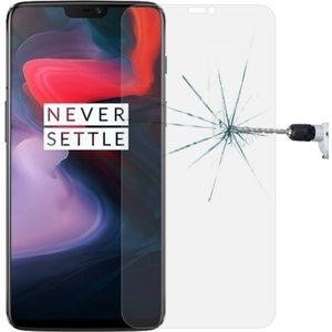 0 26 mm 9H 2.5D getemperd glas Film voor OnePlus 6