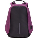 Multifunctionele grote capaciteit anti-diefstal beveiliging Casual rugzak Laptop Computer reistas met externe USB opladen Interface voor mannen / vrouwen  maat: 42 x 29 x 14 cm(Purple)