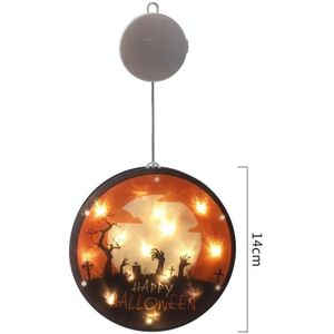 2 PCS Halloween Star String Light Show Window Horror Decoratie LED Battery Powered Hanging Lamp (Ghost Hand)