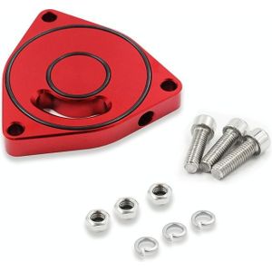 Voor Honda Civic 2015-2021 Auto Turbo Blow Off Valve Plate Spacer BOV 1.5T Coupe Billet (Rood)