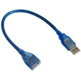 USB 2.0 A mannetje naar USB A vrouwtje verleng kabel  Lengte: 30cm