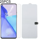 Voor OnePlus 9 / 9R 25 stuks Volledig scherm Protector Explosieveilige Hydrogelfilm