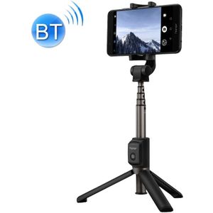 Honor Bluetooth 3.0 Mobiele telefoon Verstelbare Bluetooth Wireless Selfie Stick Self-timer Statief (Zwart)