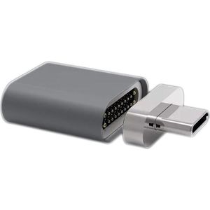 Rechte USB-C / TYPE-C 3.1 MANNELIJK NAAR USB-C / TYPE-C 3.1 Vrouw 20 PIN-magnetische adapter