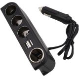 Autolader Voertuig Auto Splitter Auto Sigarettenaansteker Socket & Dual USB Ports Socket Adapter